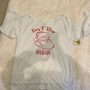 New with tags Don’t Stop Believin’ long sleeve shirt